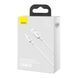 USB Cable Baseus Superior Series Fast Charging Type-C PD 66W (2m) white 19001 фото 1