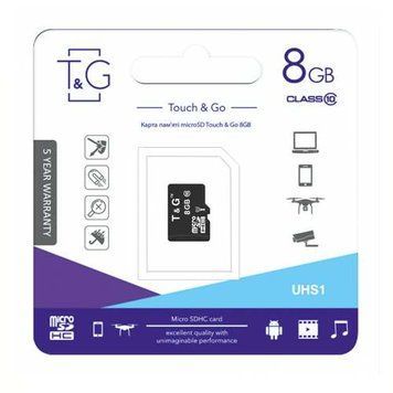 MicroSD 8GB T&G UHS-1 Class 10 UA 26493 фото