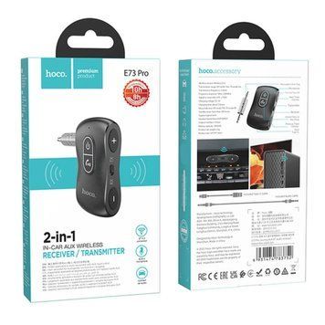 Bluetooth Audio Reciver Hoco E73 Pro black 19095 фото