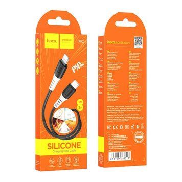Cable Hoco Type-C to Lightning X82 20W/3A 1m black 34817 фото
