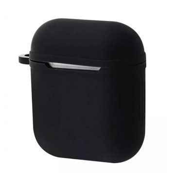 Чохол Silicone Case на AirPods 1/2 black 19584 фото