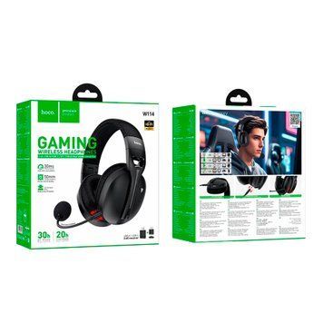 Навушники Bluetooth для комп'ютера Hoco W114 black 47320 фото