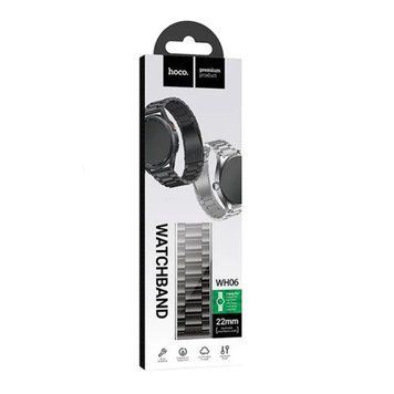 Універсальний ремінець Hoco WH06 22mm Steel black 39667 фото