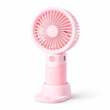 Вентилятор з акумулятором SD-30 pink 47291 фото