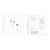 Навушники AirPods 3 Hoco EW78 white 38465 фото
