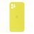 Silicone case Full camera iPhone 13 Pro yellow 01400 фото