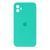 Silicone case Full camera iPhone 15 Pro Max turquoise 46474 фото