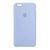 Silicone case iPhone 6/6S lilac cream 08484 фото