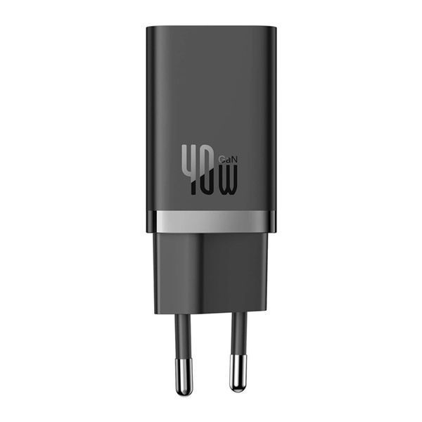 МЗП Baseus GaN5 Pro 40W (2USB-C) black 27081 фото