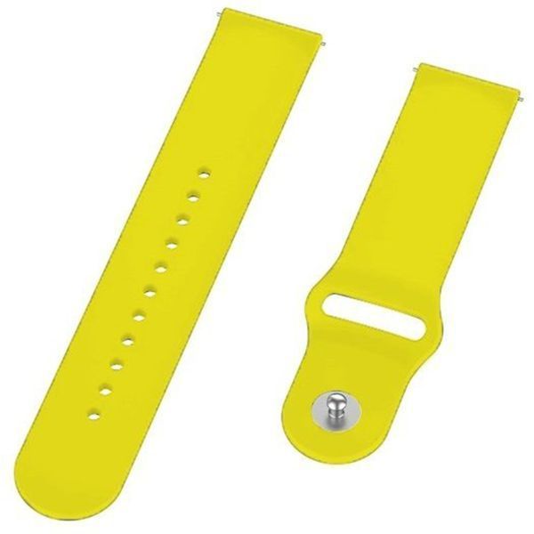 Ремінець Apple watch 38/40/41/SE silicone lemon 25129 фото