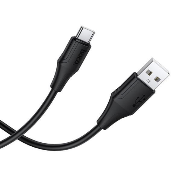 USB Cable Hoco Type-C X124 3A 1m black 44124 фото