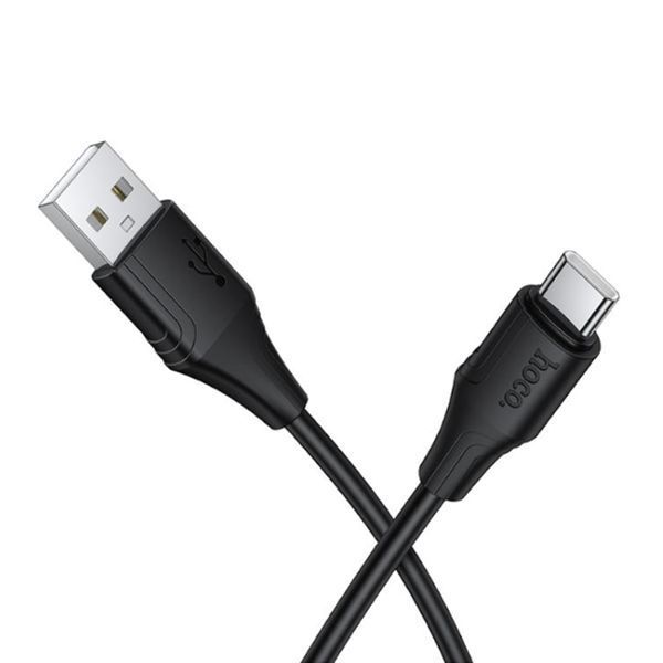 USB Cable Hoco Type-C X124 3A 1m black 44124 фото