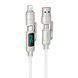 USB Cable Hoco U152 4 in1 240W 3 Type-C + Lightning 1m grey 46807 фото 4