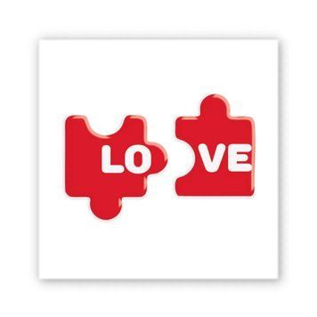 3D Stickers Red Love 47737 фото