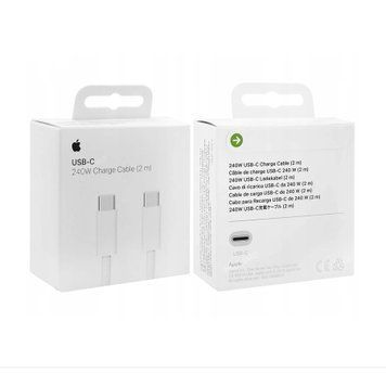 Cable Apple 240W Type-C to Type-C 2m Woven Fabric (MU2G3) 39048 фото