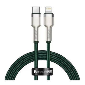 Cable Baseus Cafule Metal Type-C to Lightning PD 20W (1m) green 03286 фото