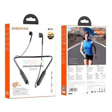 Навушники Bluetooth Borofone BE52 Sport black 40931 фото