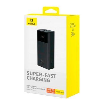 Power bank 30 000 mah Baseus Star-Lord Digital Display Fast Charge 22.5W Black 00649 фото