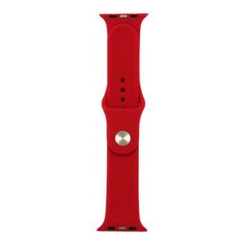 Ремінець Apple watch 38/40/41/SE silicone dark red 46964 фото