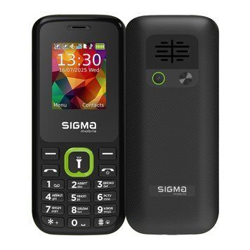 Телефон Sigma X-style 171 MINI Black-Green UA 42797 фото