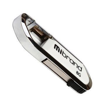 USB Flash 8 GB Wibrand Aligator White 31559 фото