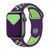 Ремінець Apple watch 38/40mm sport violet-green 21476 фото