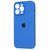 Silicone case Full camera iPhone 14 Pro neon blue 31702 фото