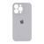 Silicone case Full camera iPhone 16 Pro Max silver 45109 фото
