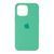 Silicone case Full iPhone 13 Pro Max spearmint 28061 фото