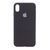 Silicone case Full iPhone X/XS black 23180 фото