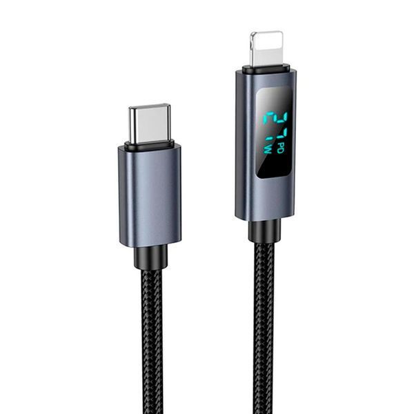 Cable Hoco Type-C to Lightning X112 PD LSD 1m black 46809 фото