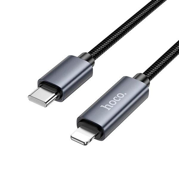 Cable Hoco Type-C to Lightning X112 PD LSD 1m black 46809 фото