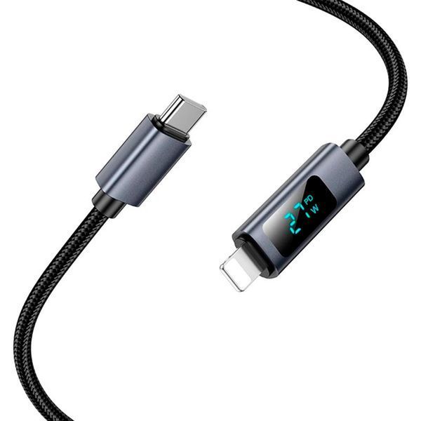 Cable Hoco Type-C to Lightning X112 PD LSD 1m black 46809 фото