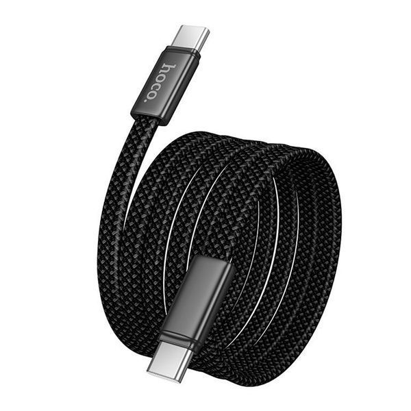 Cable Hoco Type-C to Type-C X125 60w 1m black 44882 фото
