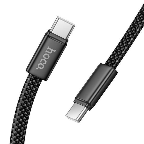 Cable Hoco Type-C to Type-C X125 60w 1m black 44882 фото