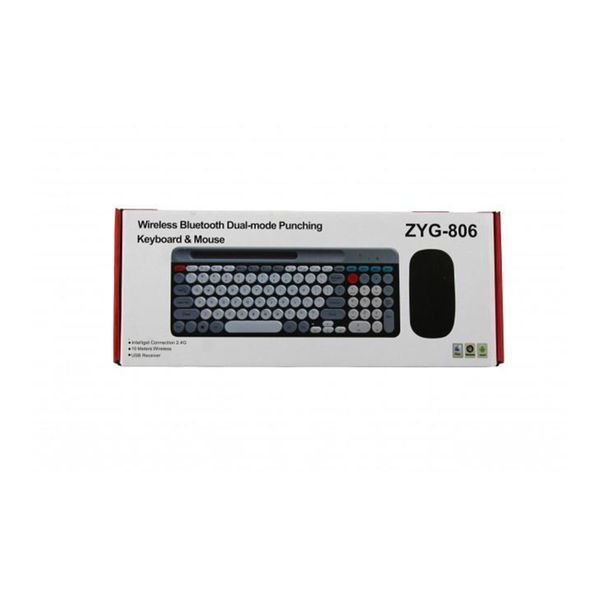 Клавіатура Bluetooth ZYG 806 +мишка black 36272 фото