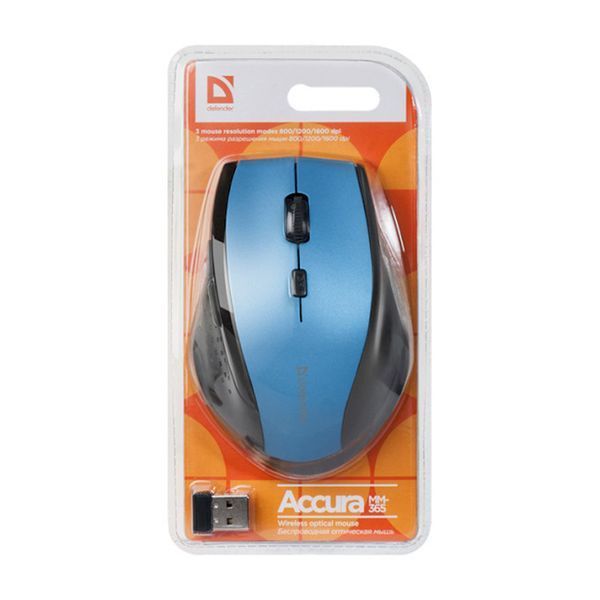 Мишка Bluetooth Defender MM-365 blue UA 40170 фото
