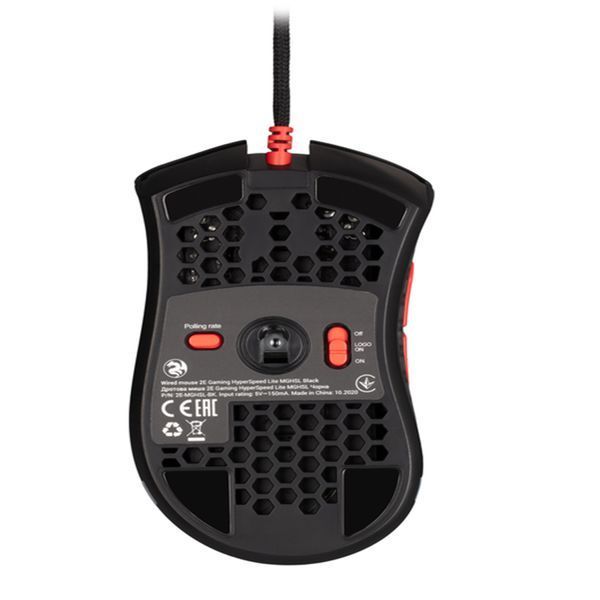 Мишка дротова 2E Gaming HyperSpeed Lite black UA 37610 фото