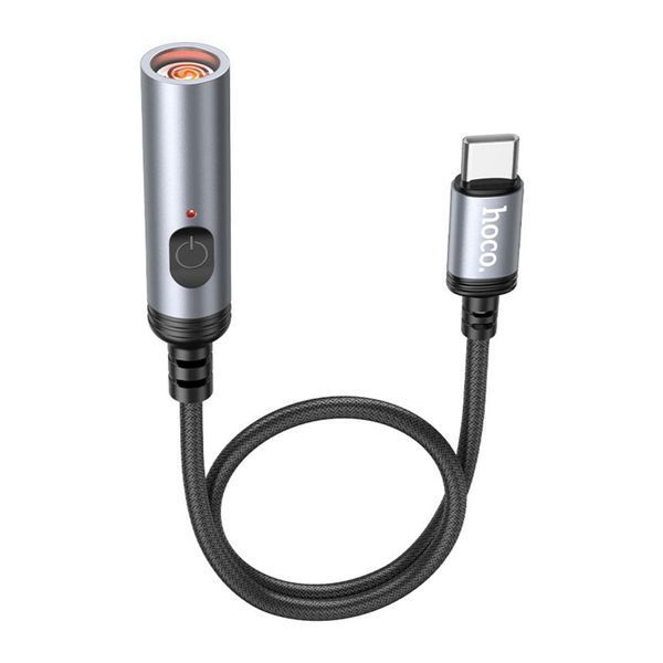 Прикурювач Hoco UA30 Type-C mini black 37877 фото