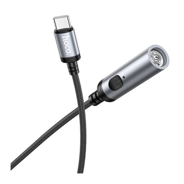 Прикурювач Hoco UA30 Type-C mini black 37877 фото