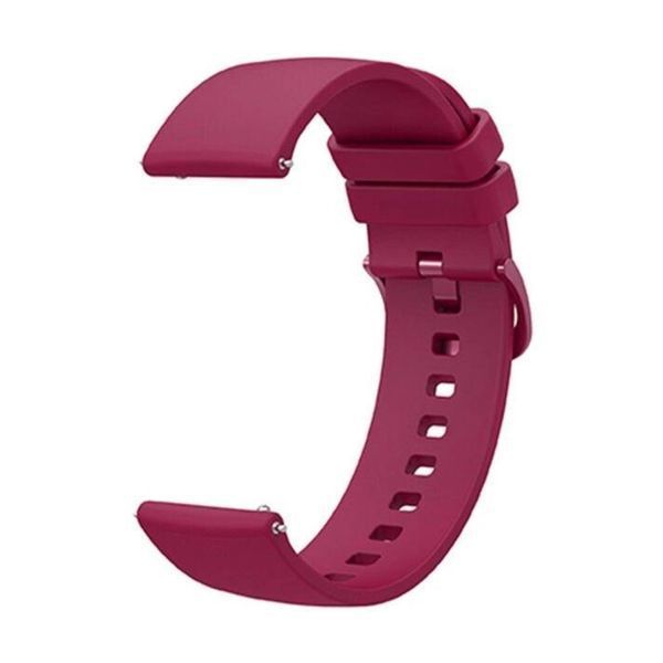 Універсальний ремінець 22mm silicone marsala 32603 фото