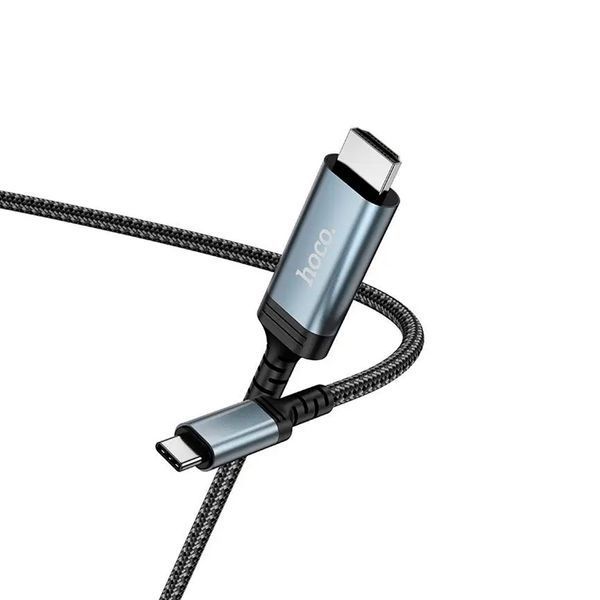 USB перехідник Hoco UA43 Type-C-HDTV HD grey 45634 фото