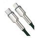 Cable Baseus Cafule Metal Type-C to Lightning PD 20W (1m) green 03286 фото 2