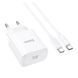 МЗП Hoco C76A Pro PD 30W (1USB-C) + cable Type-C to Type-C white 35275 фото 2