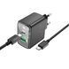 МЗП Hoco CS42A PD 30W/3A (1USB-1USB-C) black 39634 фото 3