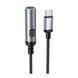 Прикурювач Hoco UA30 Type-C mini black 37877 фото 1