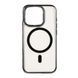 Силікон Samsung S25 Ultra MagSafe Sheen series electroplate black 04077 фото 1