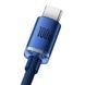 USB Cable Baseus Crystal Shine Series Type-C 100W (1.2m) blue 10335 фото 4