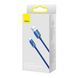 USB Cable Baseus Crystal Shine Series Type-C 100W (1.2m) blue 10335 фото 1