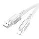 USB Cable Hoco Lightning X85 2.4A 1m white 44468 фото 2